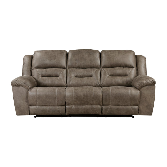 Hazen 2pc Set: Sofa, Love in Brown - 8538BR*2 - FAMSA Furniture (TX)
