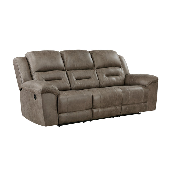 Hazen 2pc Set: Sofa, Love in Brown - 8538BR*2 - FAMSA Furniture (TX)