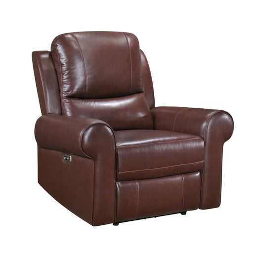 Mccall Power Reclining Chair with Power Headrest and Charging Ports in Brown - 8546BR-1PWH - FAMSA Furniture (TX)