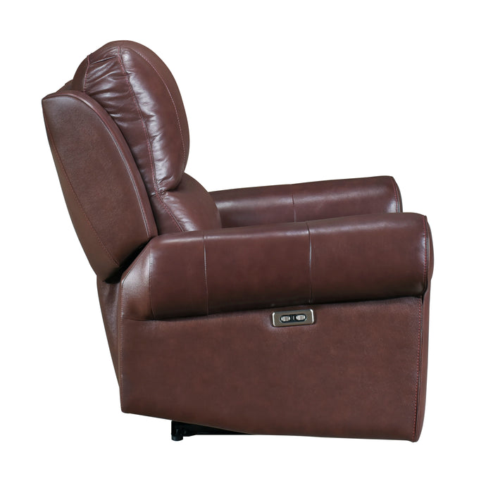 Mccall Power Reclining Chair with Power Headrest and Charging Ports in Brown - 8546BR-1PWH - FAMSA Furniture (TX)