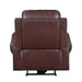 Mccall Power Reclining Chair with Power Headrest and Charging Ports in Brown - 8546BR-1PWH - FAMSA Furniture (TX)