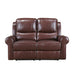 Mccall Power Double Reclining Loveseat with Power Headrests and Charging Ports in Brown - 8546BR-2PWH - FAMSA Furniture (TX)