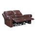 Mccall Power Double Reclining Loveseat with Power Headrests and Charging Ports in Brown - 8546BR-2PWH - FAMSA Furniture (TX)