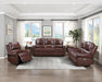 Mccall Power Double Reclining Loveseat with Power Headrests and Charging Ports in Brown - 8546BR-2PWH - FAMSA Furniture (TX)