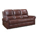 Mccall Power Double Reclining Sofa with Power Headrests and Charging Ports in Brown - 8546BR-3PWH - FAMSA Furniture (TX)