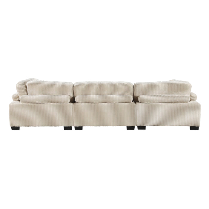 Traverse Sofa in Beige - 8555BE-3* - FAMSA Furniture (TX)