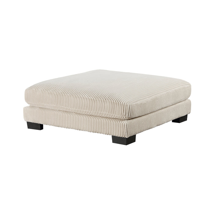 Traverse Ottoman in Beige - 8555BE-4 - FAMSA Furniture (TX)