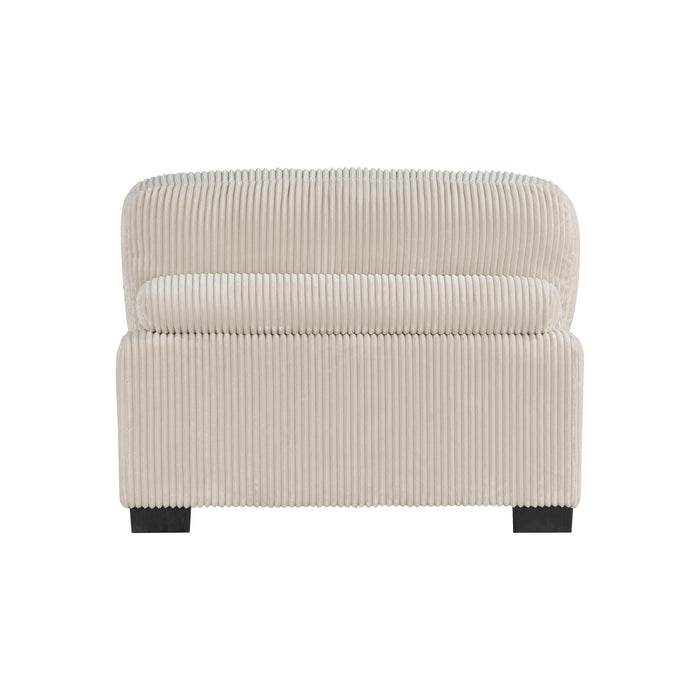 Traverse 4-Piece Modular Sectional with Ottoman in Beige - 8555BE*4OT - FAMSA Furniture (TX)