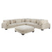 Traverse 6-Piece Modular Sectional with Ottoman in Beige - 8555BE*3CR2ACOT - FAMSA Furniture (TX)