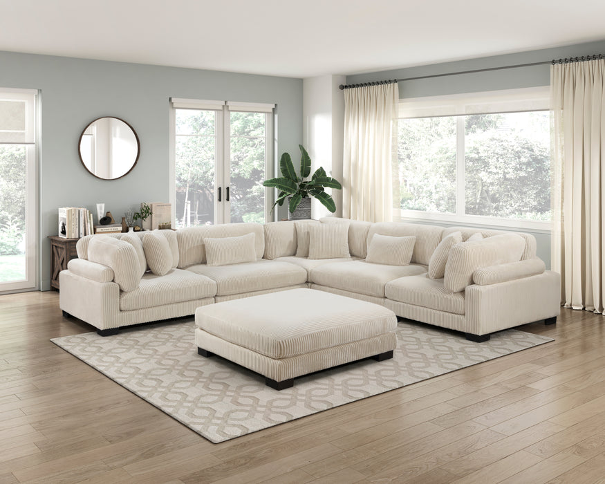 Traverse Corner Seat in Beige - 8555BE-CR - FAMSA Furniture (TX)