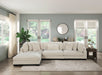 Traverse Ottoman in Beige - 8555BE-4 - FAMSA Furniture (TX)