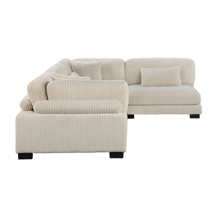 Traverse 4-Piece Modular Sectional in Beige - 8555BE*4SC - FAMSA Furniture (TX)
