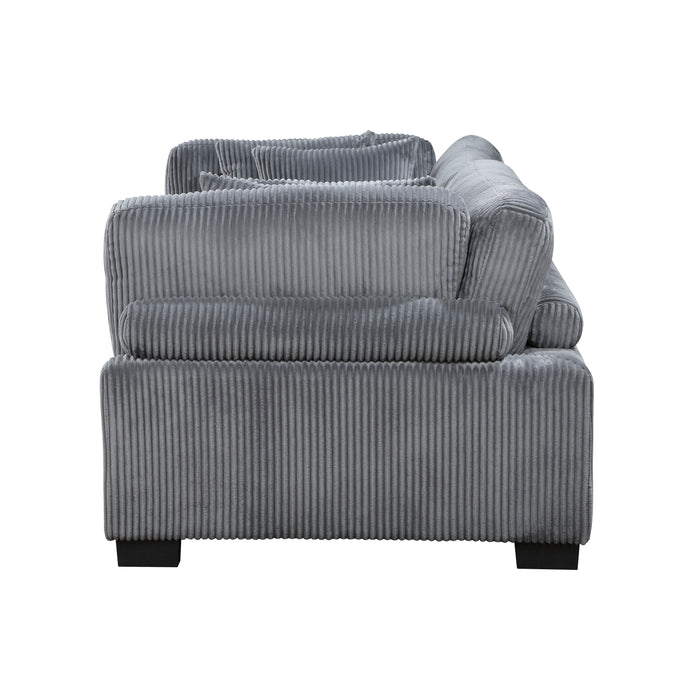 Traverse Loveseat in Gray - 8555GY-2* - FAMSA Furniture (TX)