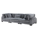 Traverse Sofa in Gray - 8555GY-3* - FAMSA Furniture (TX)