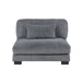 Traverse 6-Piece Modular Sectional in Gray - 8555GY*3CR3AC - FAMSA Furniture (TX)
