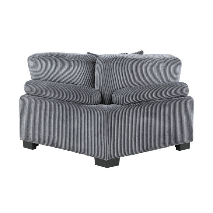 Traverse Corner Seat in Gray - 8555GY-CR - FAMSA Furniture (TX)
