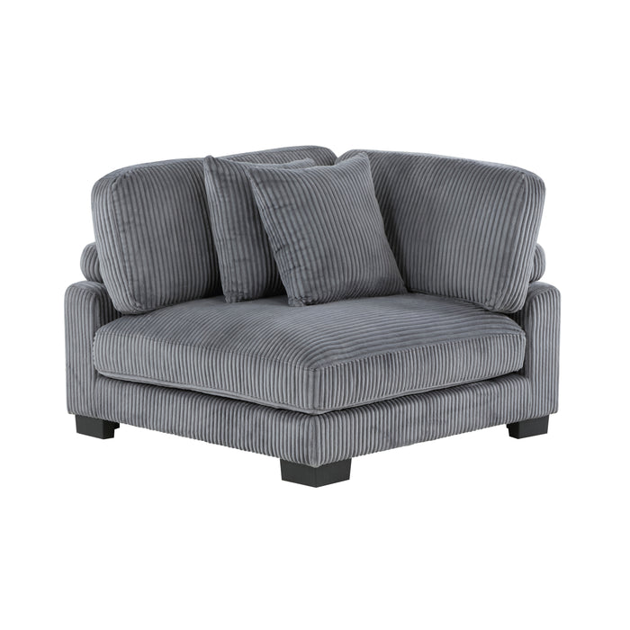 Traverse 6-Piece Modular Sectional in Gray - 8555GY*3CR3AC - FAMSA Furniture (TX)