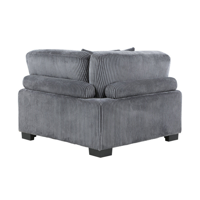Traverse 6-Piece Modular Sectional in Gray - 8555GY*3CR3AC - FAMSA Furniture (TX)