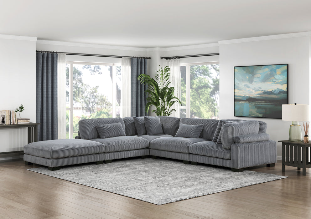 Traverse Ottoman in Gray - 8555GY-4 - FAMSA Furniture (TX)