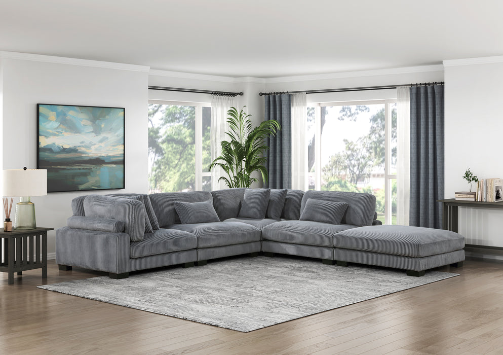 Traverse Ottoman in Gray - 8555GY-4 - FAMSA Furniture (TX)