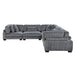 Traverse 5-Piece Modular Sectional in Gray - 8555GY*2AC3CR - FAMSA Furniture (TX)