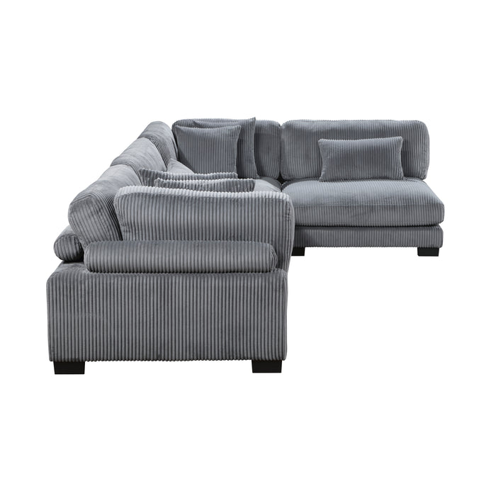 Traverse 4-Piece Modular Sectional in Gray - 8555GY*4SC - FAMSA Furniture (TX)