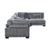 Traverse 4-Piece Modular Sectional in Gray - 8555GY*4SC - FAMSA Furniture (TX)
