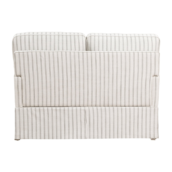 Hampstead Loveseat in Gray/White - 8557-2 - FAMSA Furniture (TX)