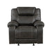 Gainesville Glider Reclining Chair in Brown - 8560PM-1 - FAMSA Furniture (TX)
