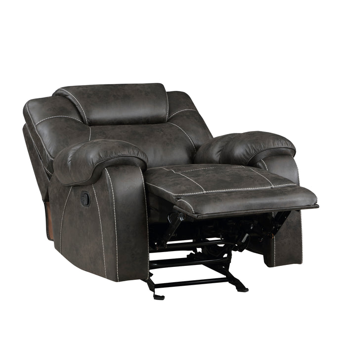 Gainesville Glider Reclining Chair in Brown - 8560PM-1 - FAMSA Furniture (TX)