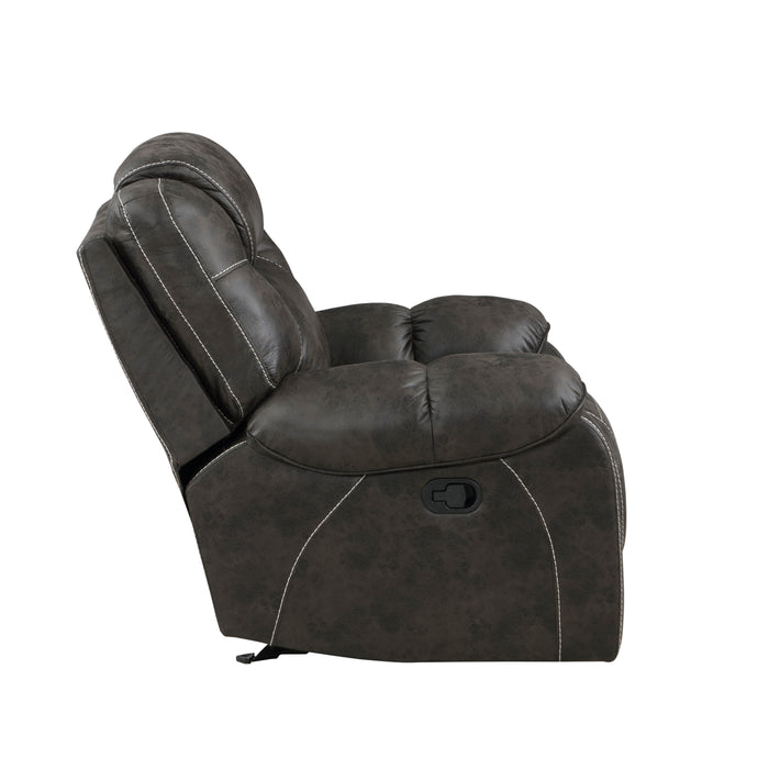 Gainesville Glider Reclining Chair in Brown - 8560PM-1 - FAMSA Furniture (TX)