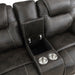 Gainesville Double Reclining Loveseat with Center Console in Brown - 8560PM-2 - FAMSA Furniture (TX)
