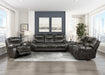 Gainesville DOUBLE RECLINING SOFA in Brown - 8560PM-3 - FAMSA Furniture (TX)