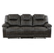 Gainesville 2pc Set: Sofa, Love in Brown - 8560PM*2 - FAMSA Furniture (TX)