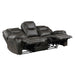Gainesville 2pc Set: Sofa, Love in Brown - 8560PM*2 - FAMSA Furniture (TX)