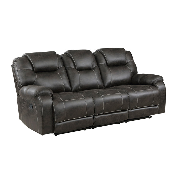 Gainesville 2pc Set: Sofa, Love in Brown - 8560PM*2 - FAMSA Furniture (TX)
