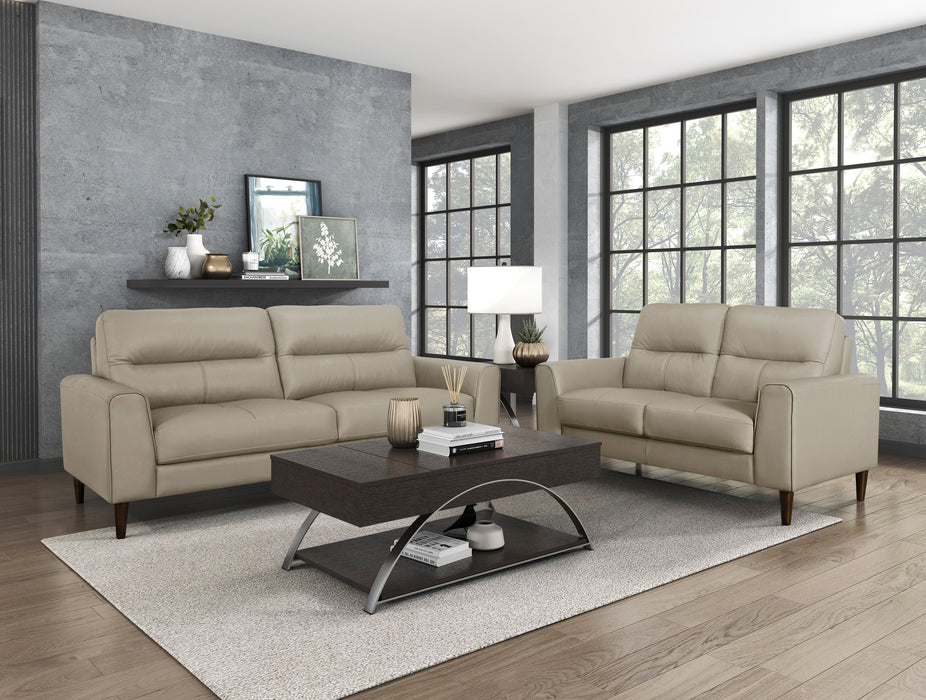 Lewes Loveseat in Beige - 8566LTE-2 - FAMSA Furniture (TX)
