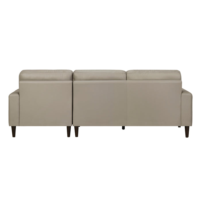 Lewes 2-Piece Sectional with Right Chaise in Beige - 8566LTE*SC - FAMSA Furniture (TX)