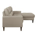 Lewes 2-Piece Sectional with Right Chaise in Beige - 8566LTE*SC - FAMSA Furniture (TX)