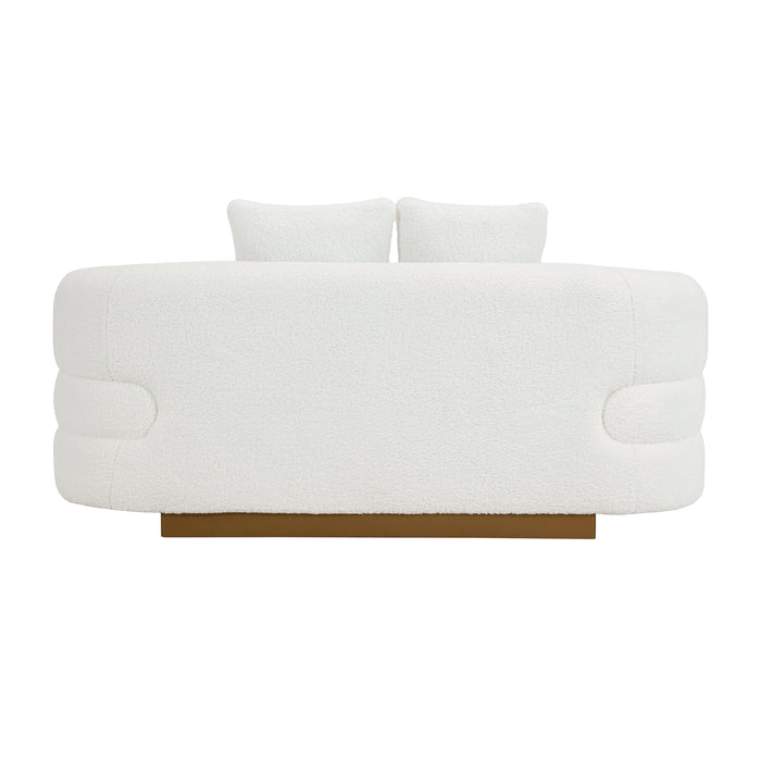 Novella Loveseat in White - 8568WH-2 - FAMSA Furniture (TX)