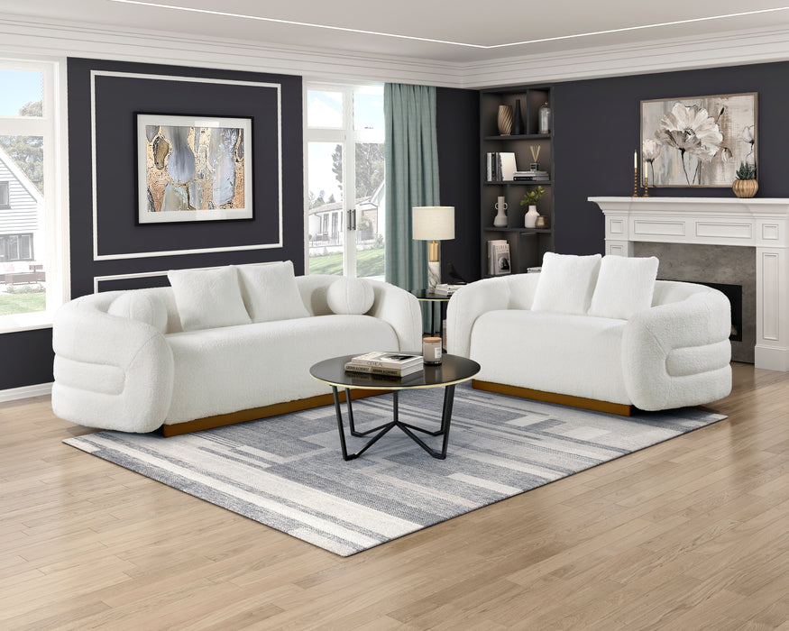 Novella Sofa in White - 8568WH-3 - FAMSA Furniture (TX)