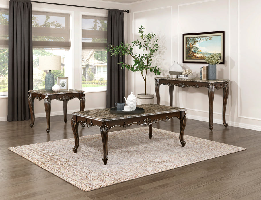 Balthasar Sofa Table in Cherry - 8570-05 - FAMSA Furniture (TX)