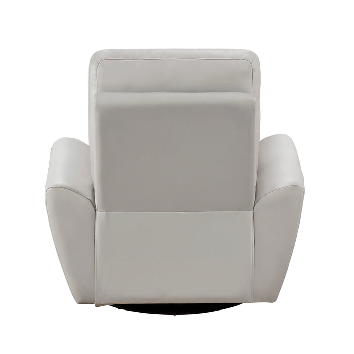 Essex Swivel Glider Chair in Gray - 8577GY-1 - FAMSA Furniture (TX)