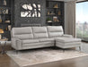 Essex 2-Piece Sectional with Right Chaise in Gray - 8577GY*SC - FAMSA Furniture (TX)