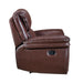 Lyman Reclining Chair in Brown - 8588BR-1 - FAMSA Furniture (TX)