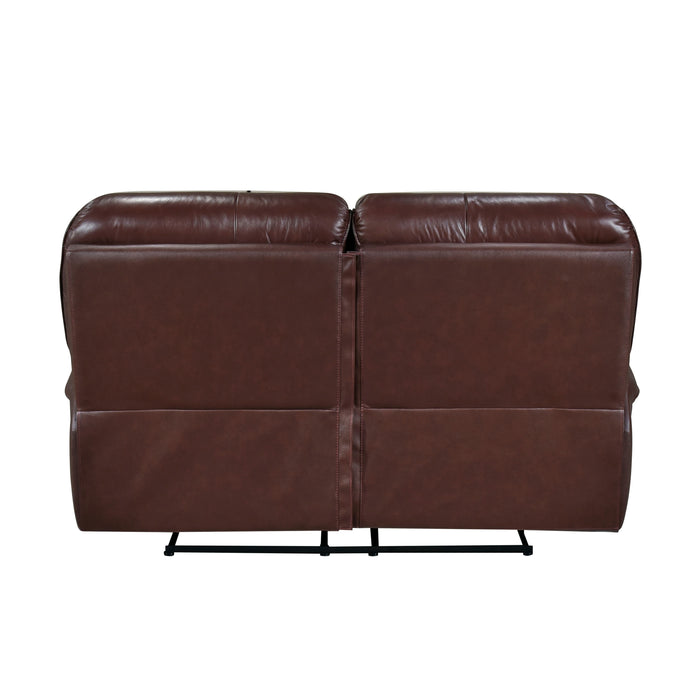 Lyman Double Reclining Loveseat in Brown - 8588BR-2 - FAMSA Furniture (TX)