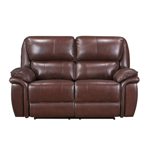 Lyman Double Reclining Loveseat in Brown - 8588BR-2 - FAMSA Furniture (TX)