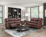 Lyman Double Reclining Sofa in Brown - 8588BR-3 - FAMSA Furniture (TX)