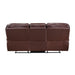 Lyman Double Reclining Sofa in Brown - 8588BR-3 - FAMSA Furniture (TX)