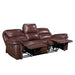 Lyman Double Reclining Sofa in Brown - 8588BR-3 - FAMSA Furniture (TX)